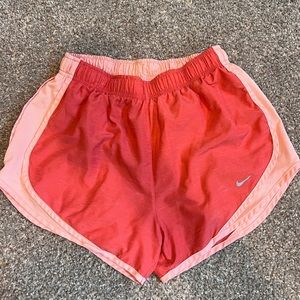 pink Nike shorts